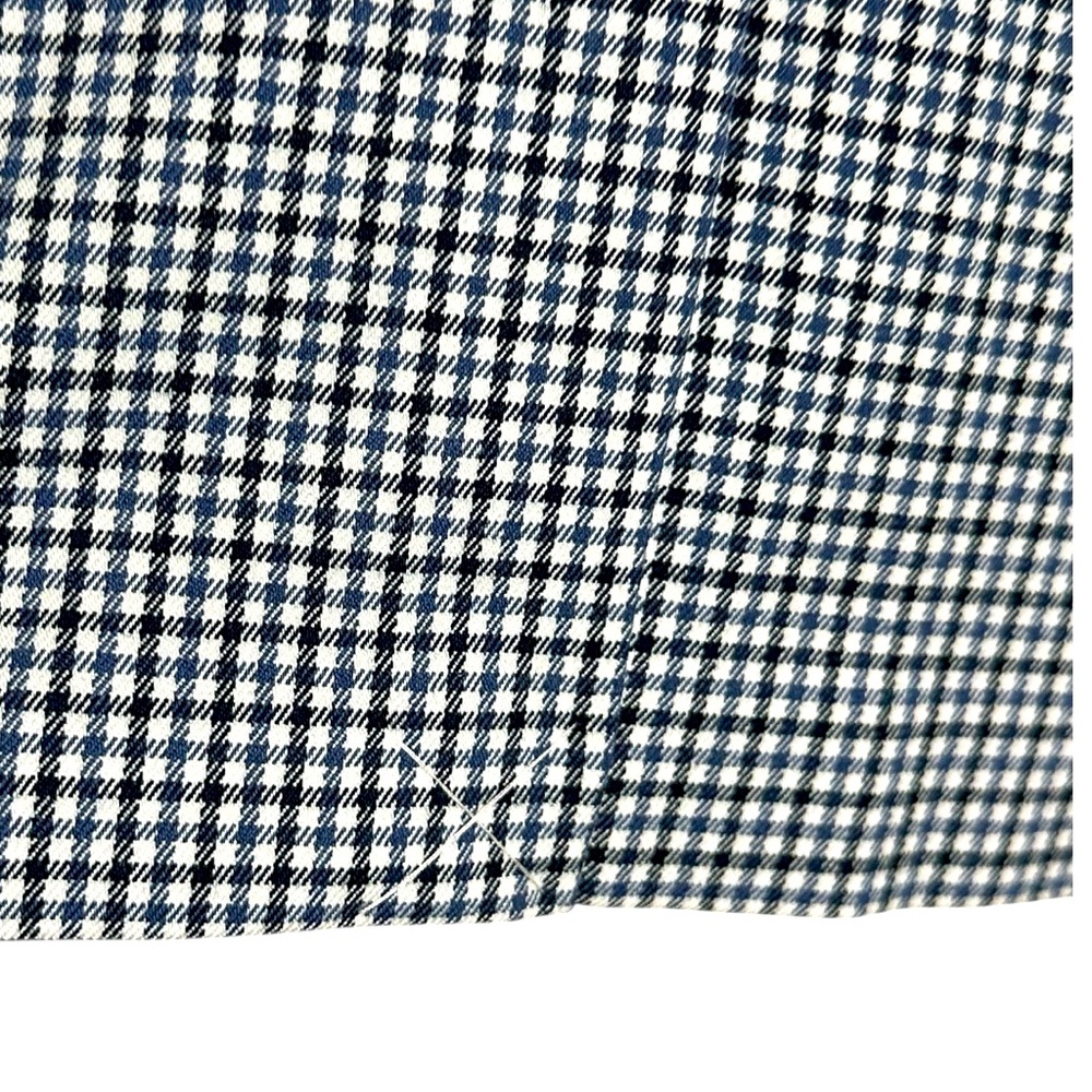 Ann Taylor Loft NWT Relaxed Modern Houndstooth Blazer in Blue & Black Plaid 10 - Picture 13 of 15